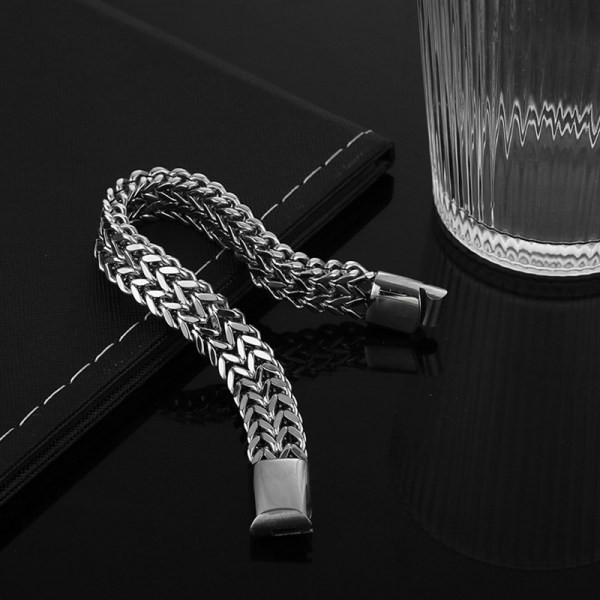Férfi titán acél karkötő