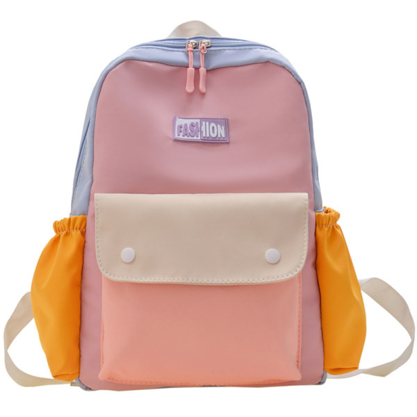 Gyermek hátizsák zsebbel és gombbal