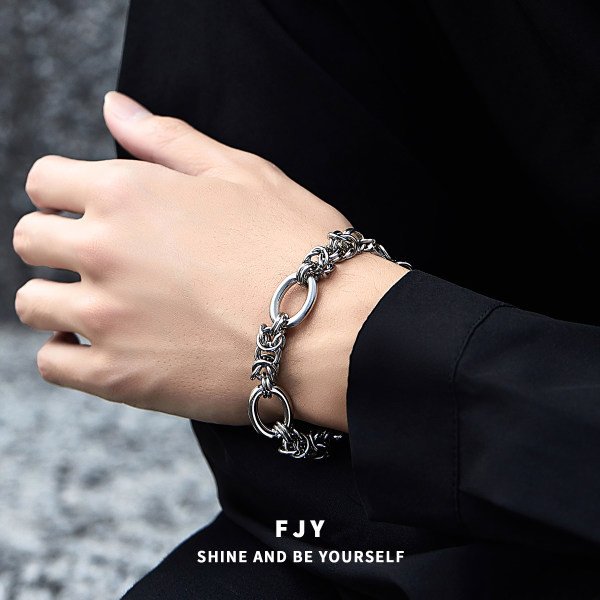 Vīriešu tērauda rokassprādze