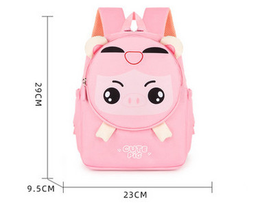 Jauna modeļa bērnu mugursoma ar 3D aplikāciju un uzrakstu