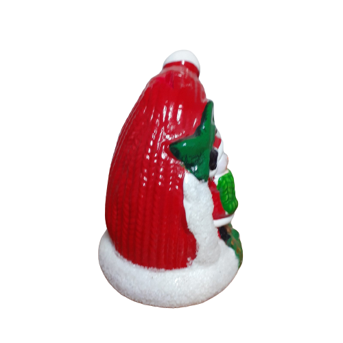 Фигурка Ahelos, Шапка, Керамична, Светеща, 13х9 см