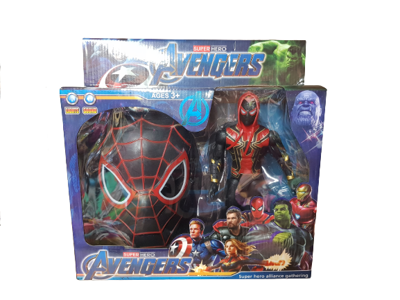Фигурка Spider - Man, С маска, Пластмасова