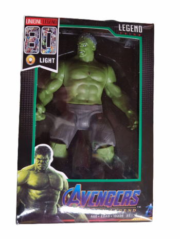 Фигурка Hulk, Пластмасова, Многоцветна