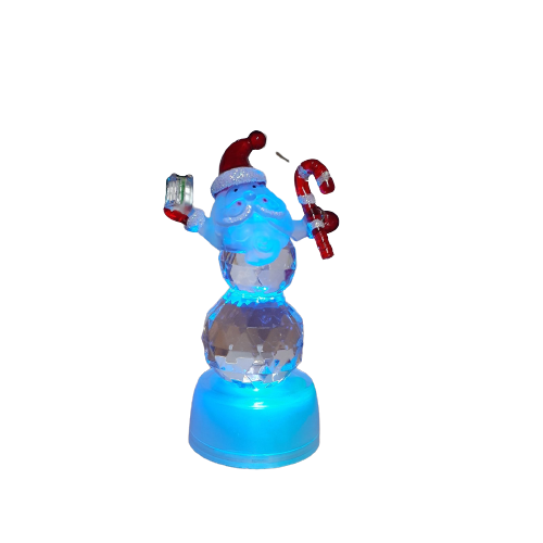 Фигурка Ahelos, Снежко, Пластмасов, Светещ, 11х4 см