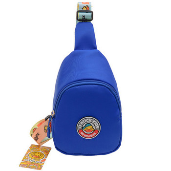 Детска текстилна чанта с емблема за рамо