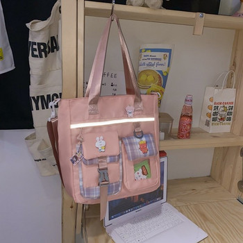 Текстилна модерна чанта с апликация за момчета и момичета 