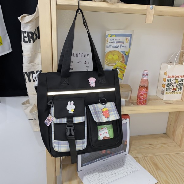 Tekstila moderna aplikācijas soma zēniem un meitenēm