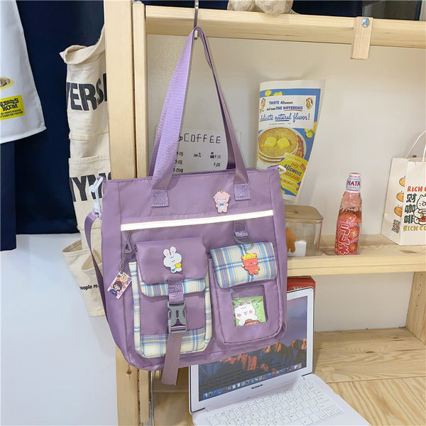 Tekstila moderna aplikācijas soma zēniem un meitenēm