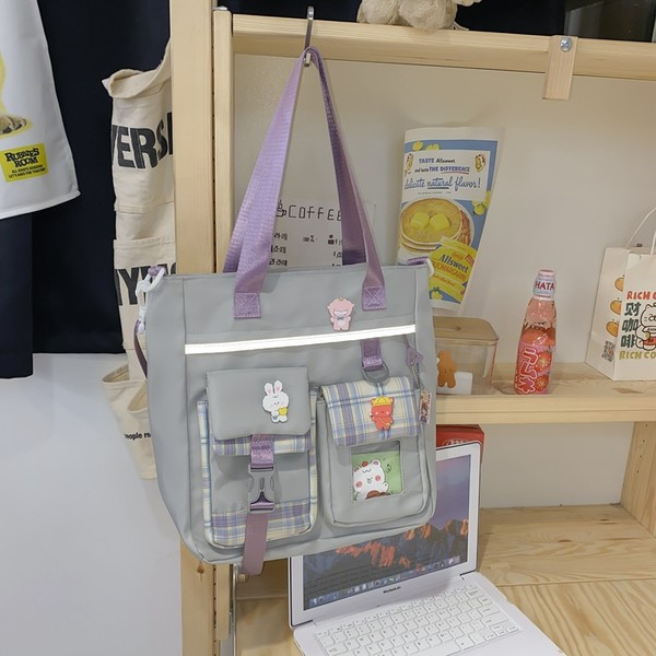 Tekstila moderna aplikācijas soma zēniem un meitenēm