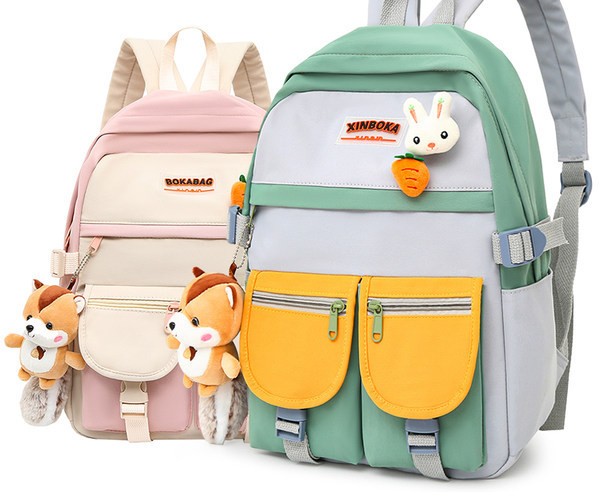 Bērnu mugursoma ar platām lencēm zēniem un meitenēm