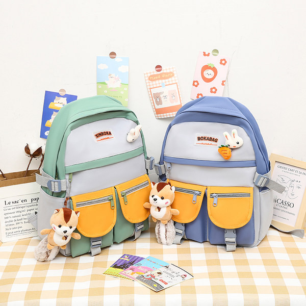 Bērnu mugursoma ar platām lencēm zēniem un meitenēm