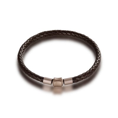 Retro modeļa adīta vīriešu rokassprādze