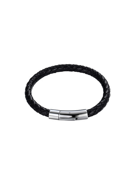 Vīriešu pīta eko ādas rokassprādze