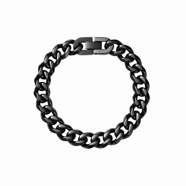 Alkalmi titán acél karkötő férfiaknak