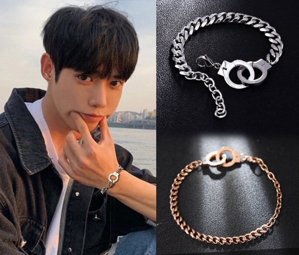 Vīriešu rokassprādze - trīs krāsās