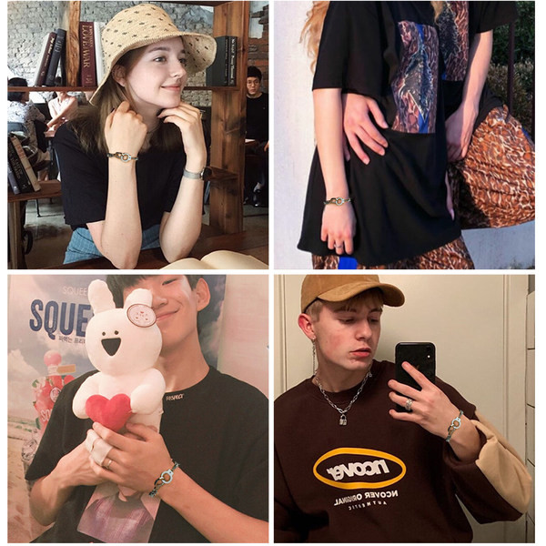 Vīriešu rokassprādze - trīs krāsās