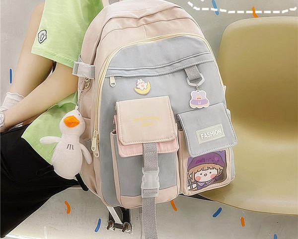 Vízálló gyerek hátizsák zsebbel