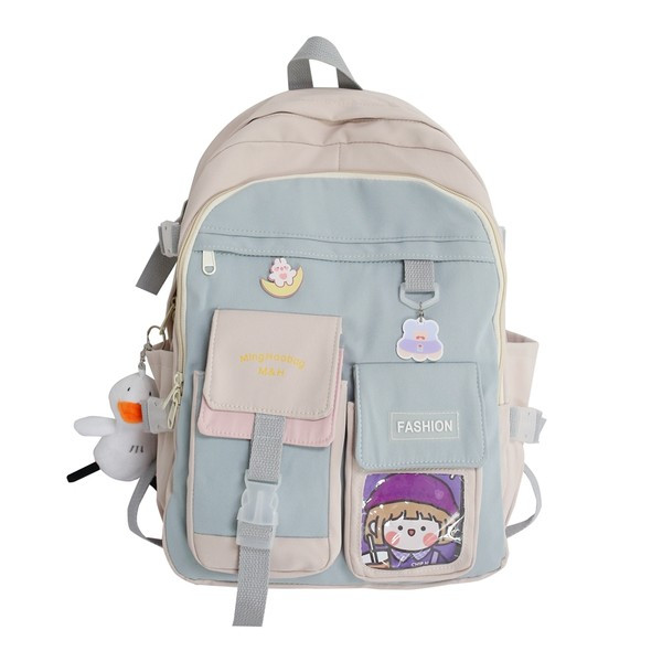 Vízálló gyerek hátizsák zsebbel