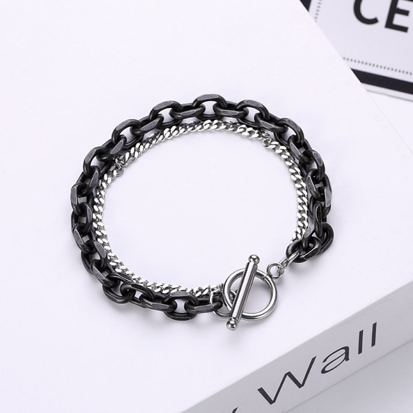 Alkalmi férfi fonott karkötő