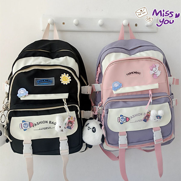 Bērnu mugursoma ar kulonu meitenēm