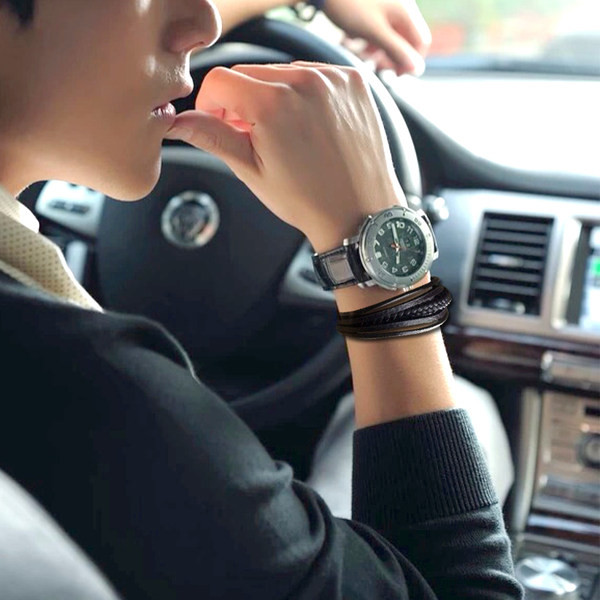 Muška narukvica od eko kože