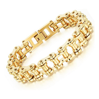 Alkalmi férfi acél lánckarkötő