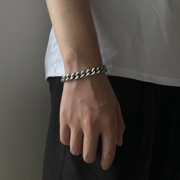 Férfi acél alkalmi karkötő