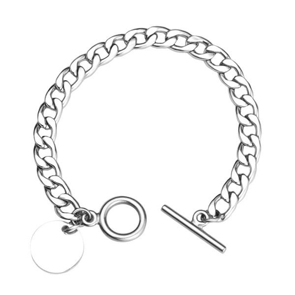 Alkalmi férfi karkötő ezüst színben