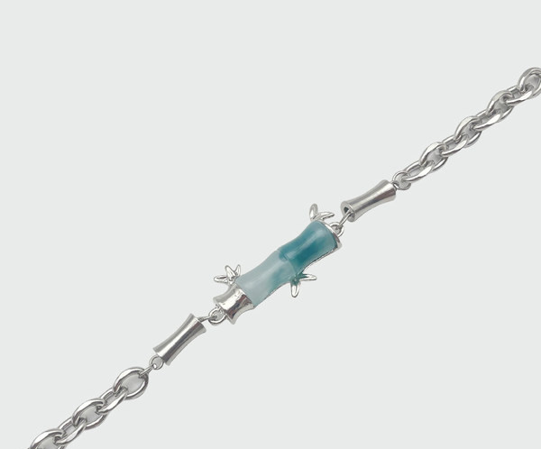 Ανδρικό βραχιόλι με διακοσμητική πέτρα