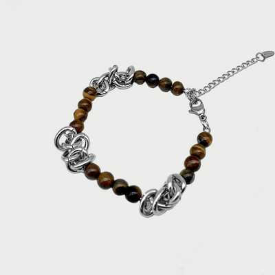 Új modell férfi karkötő színes kövekkel