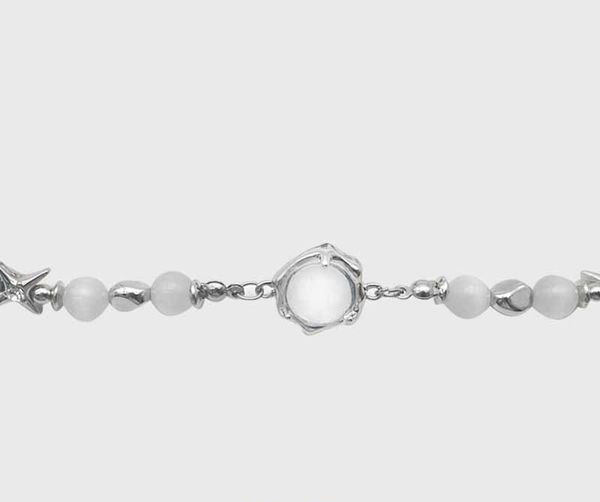 Férfi karkötő - gyöngyökkel