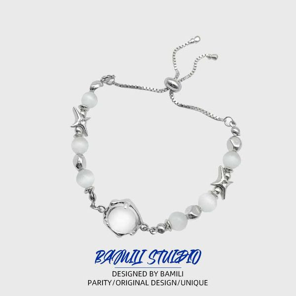 Férfi karkötő - gyöngyökkel