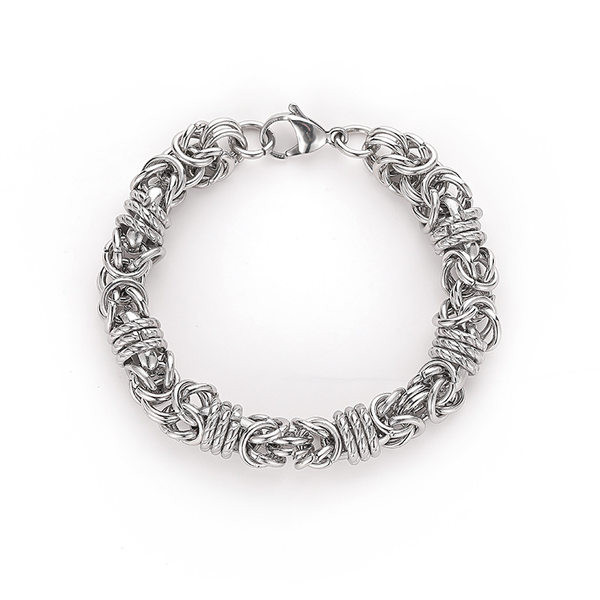 Retro stílusú titán acél férfi karkötő