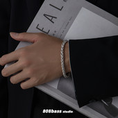 Férfi acél karkötő alkalmi modell