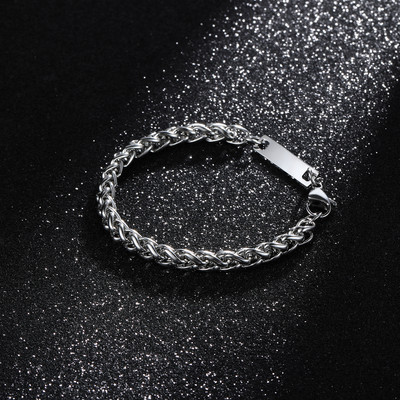 Férfi acél karkötő alkalmi modell