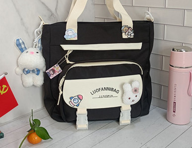 Dječje torbe s velikim džepom i ručkom