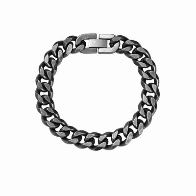 Casual ατσάλινο βραχιόλι με αγκράφα