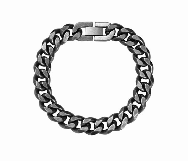 Casual ατσάλινο βραχιόλι με αγκράφα