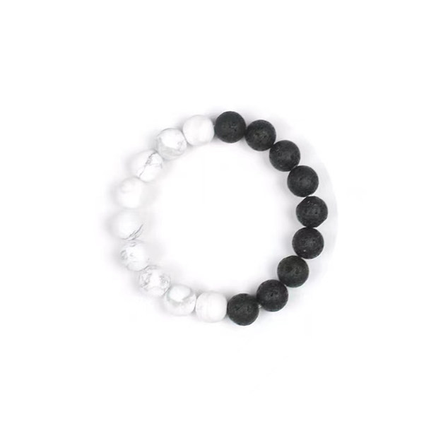 Moderna vīriešu rokassprādze ar pērlītēm