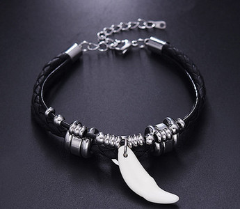 Modern acél férfi karkötő