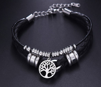 Modern acél férfi karkötő