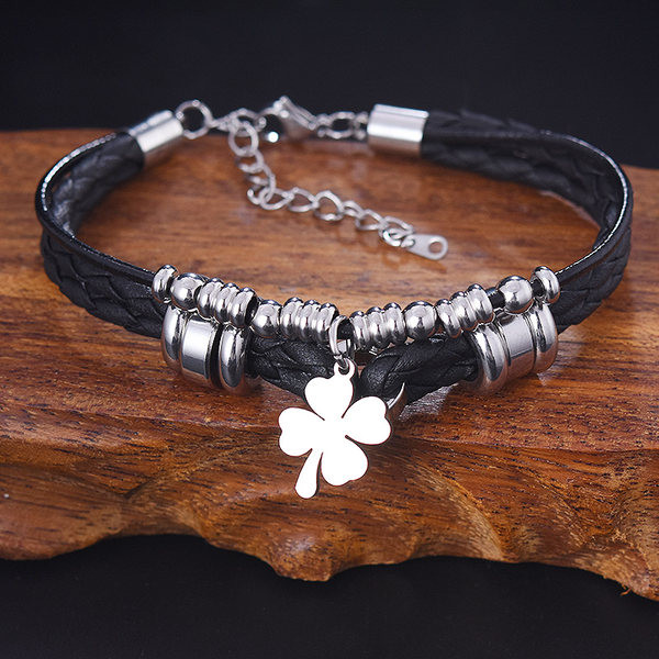 Modern acél férfi karkötő