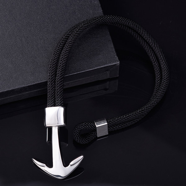 Férfi titán acél horgony karkötő