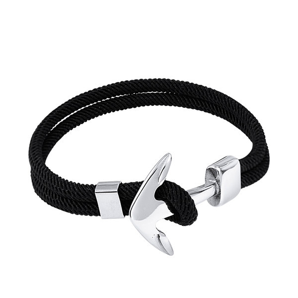 Férfi titán acél horgony karkötő