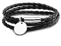 Μοντέρνο βραχιόλι από οικολογικό δέρμα