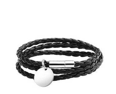 Μοντέρνο βραχιόλι από οικολογικό δέρμα