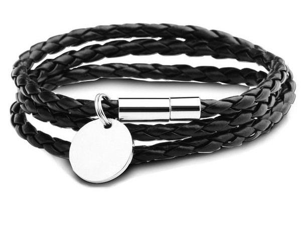 Μοντέρνο βραχιόλι από οικολογικό δέρμα