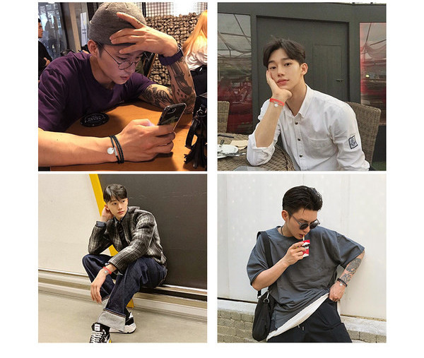 Μοντέρνο βραχιόλι από οικολογικό δέρμα