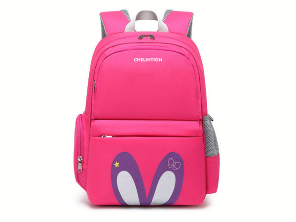 Gyermek hátizsák nyomattal és vízálló zsebbel