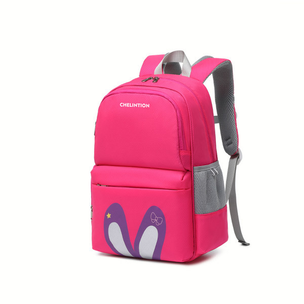 Gyermek hátizsák nyomattal és vízálló zsebbel